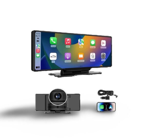 L’autoradio sans fil CarPlay & Android Auto combine une connexion Bluetooth/Wi‑Fi pour une intégration smartphone fluide, un écran tactile HD et des fonctionnalités multimédia avancées, tout en offrant une installation plug‑and‑play et une compatibilité étendue avec la plupart des véhicules